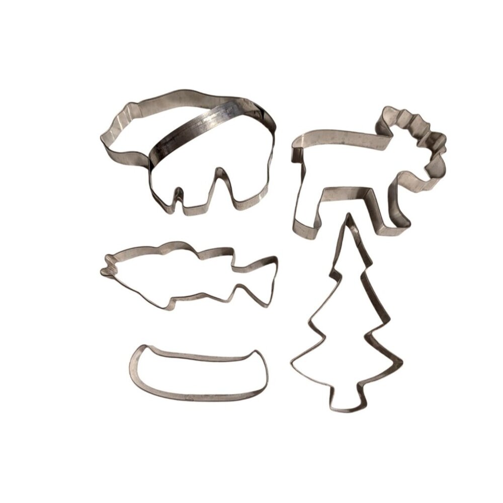 Whimsical Forest Adventure Cookie Cutter Set Stainless Steel Baking Tools